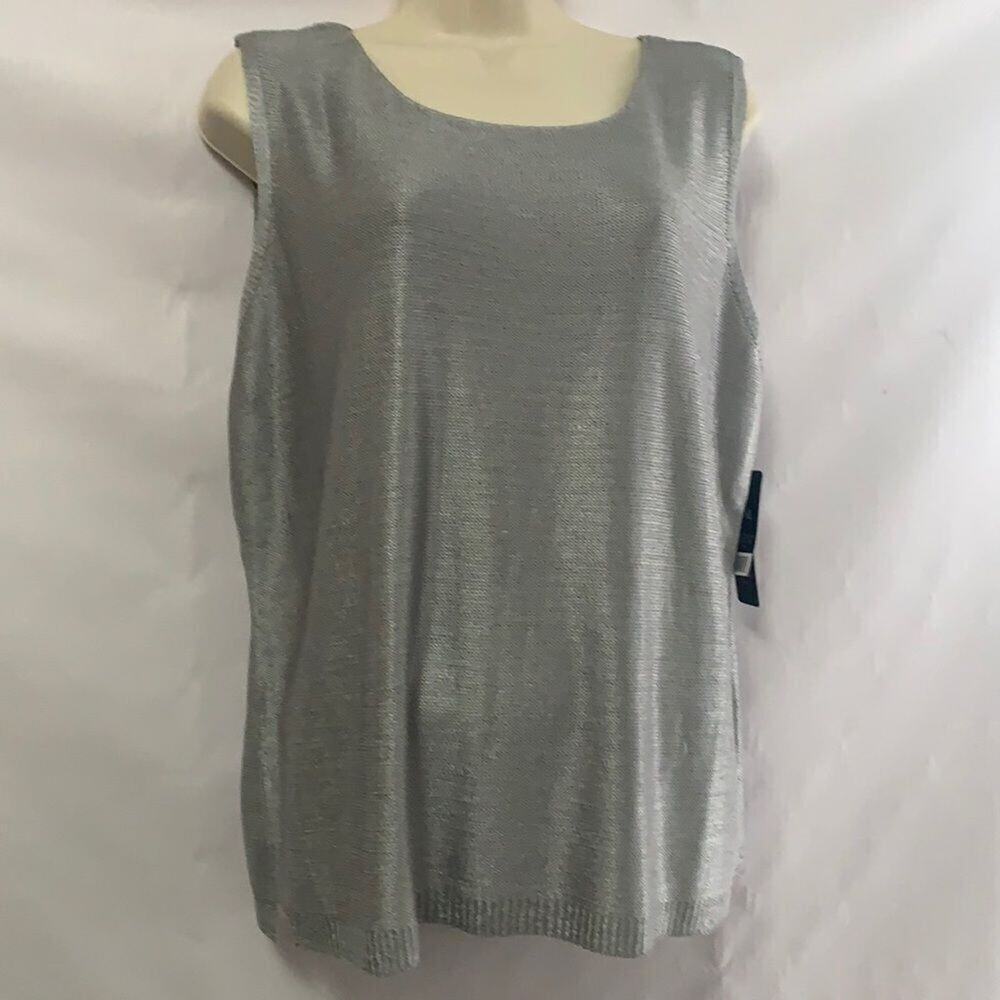 NWT NIC + ZOE SLEEVELESS ZINC COLOR‎ SIZE XL